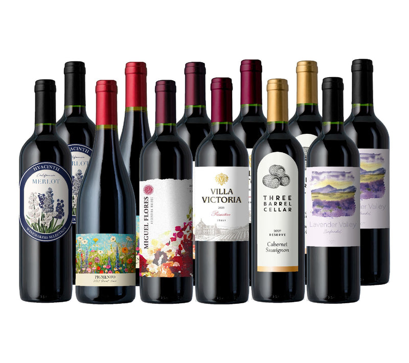 Vino Voyage Red Wine Lovers 12 Wines Variety — Main view