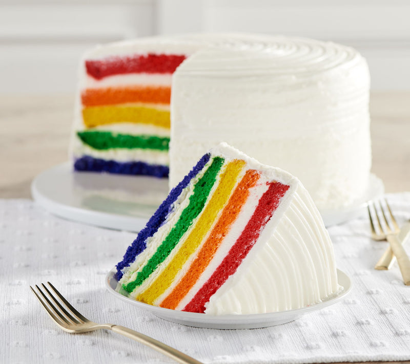 David's Cookies 7-8.3lb Vanilla or Chocolate Rainbow Layer Cake — Main view
