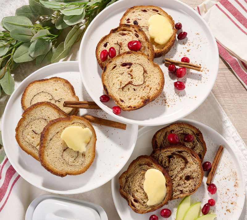 Jenny Lee (3) 18oz Cran-Apple Crumb Cinnamon Swirl Holiday Bread Loaves — Main view