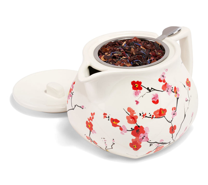 Tea Forte Sakura Flower Fiore Teapot with Infuser — Main view