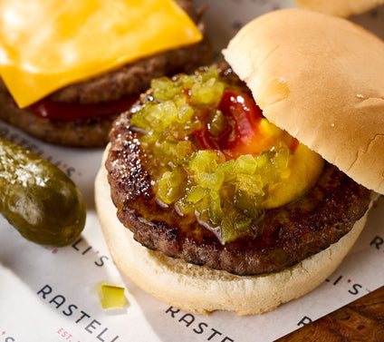 Rastelli's (12) 3-oz Smashed Style Short Rib Butter Burgers