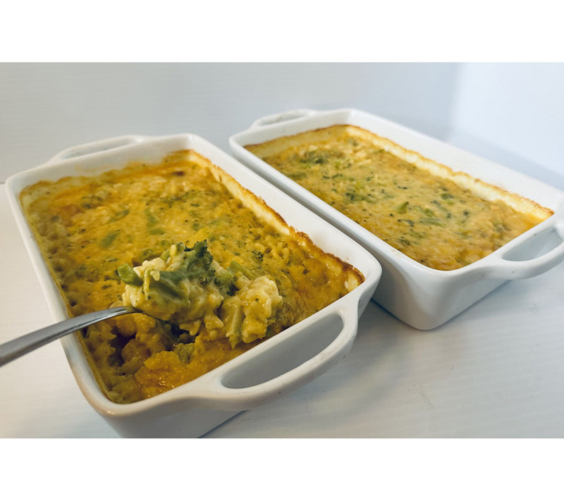 Corky's BBQ (2) 2 lb. Broccoli Rice and Cheese Casserole — Main view