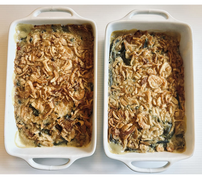 Corky's (2) 2 lb. Green Bean Casserole with Crispy Topping — View 3
