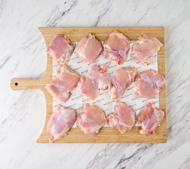 Rastelli's (12) 5-oz Boneless Super Trimmed Chicken Thighs — View 2