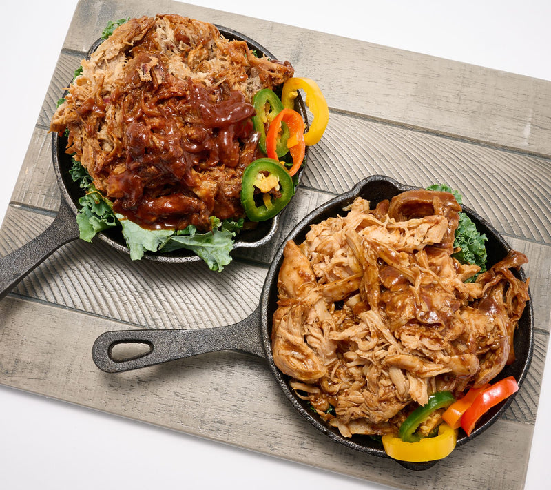 Corky's BBQ 6-lbs of Pulled Pork or Chicken with Original BBQ Sauce — Main view
