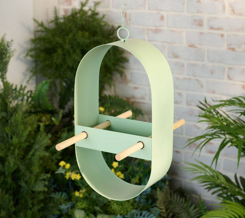 Garden Reflections Hanging Metal Bird Feeder By Sandra — View 5
