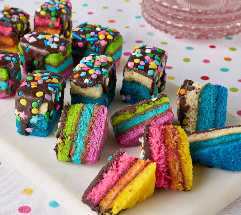 Zola Bakes 20 Piece Rainbow Filled Cookies with Sprinkles — Main view