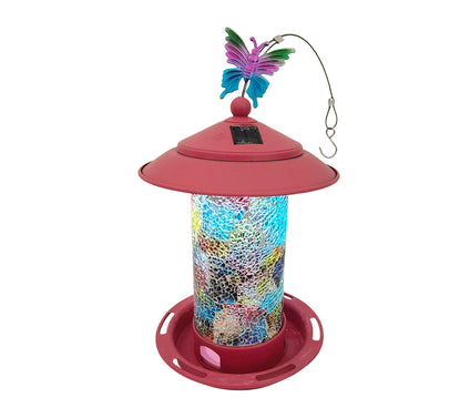Temp-tations Outdoors Solar Bird Feeder w/ Interchangeable Critter Icons