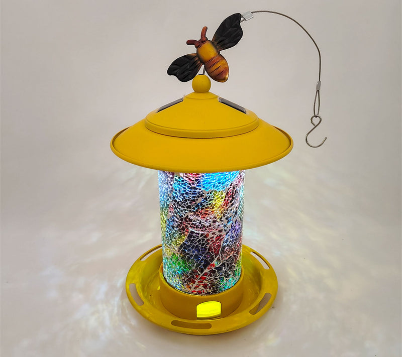 Temp-tations Outdoors Solar Bird Feeder w/ Interchangeable Critter Icons — View 15