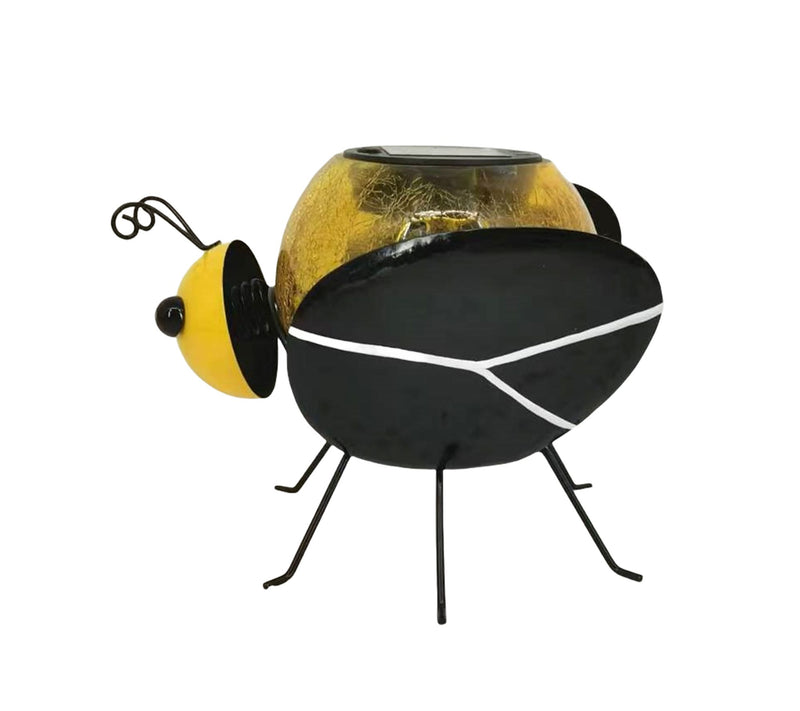Temp-tations Outdoors Solar Crackle Glass Critter — Main view