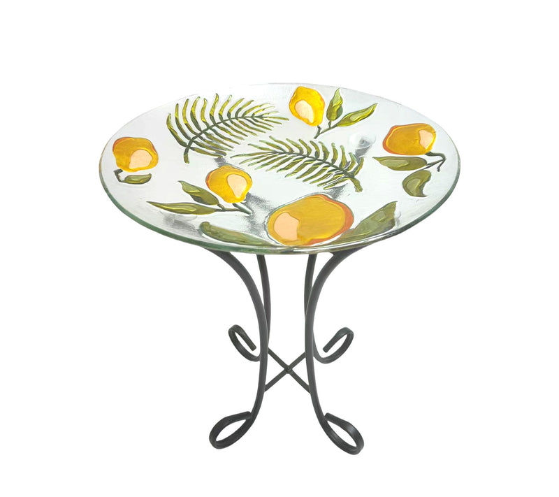 Temp-tations Outdoors Glass Bird Bath With Base — Main view