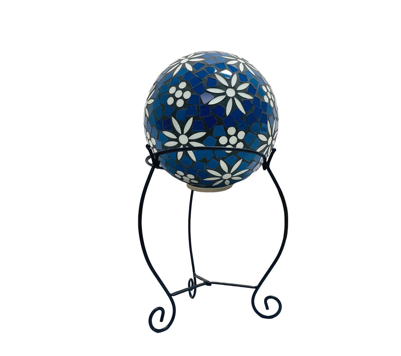 Temp-tations Outdoors Mosaic Gazing Ball With Stand — Main view
