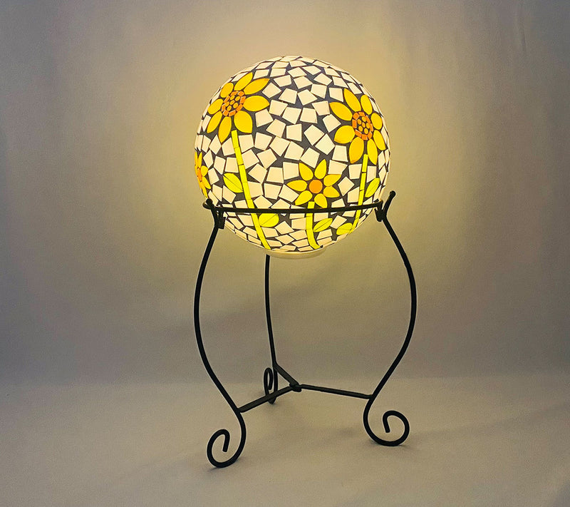 Temp-tations Outdoors Mosaic Gazing Ball With Stand — View 5
