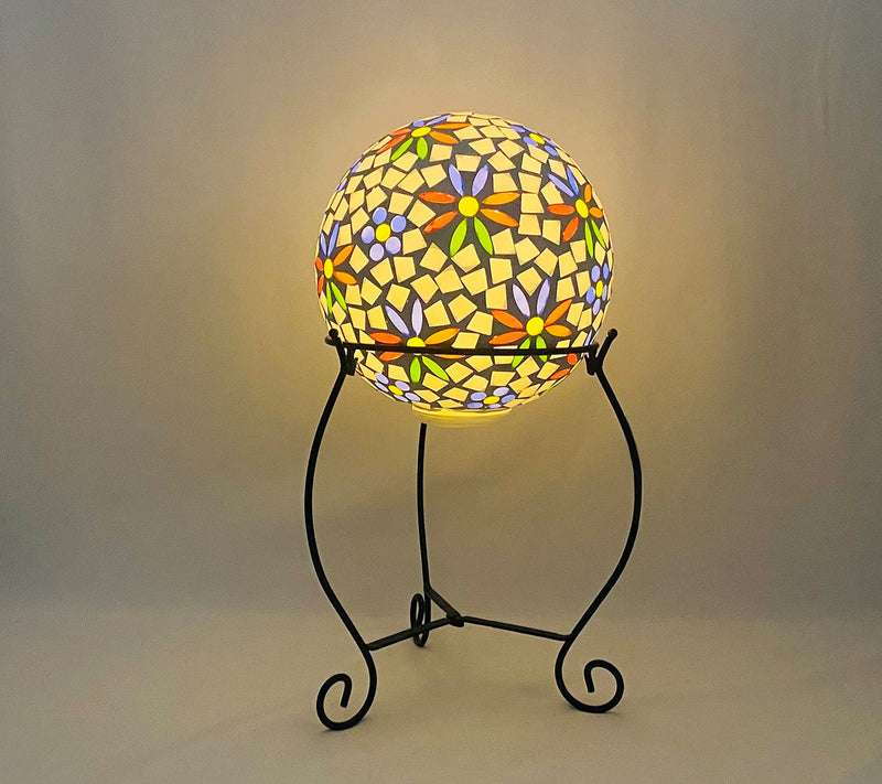 Temp-tations Outdoors Mosaic Gazing Ball With Stand — View 4