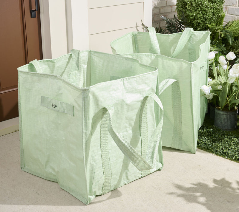 Martha Stewart Set of 2 Reusable Outdoor Leaf Bags — Main view