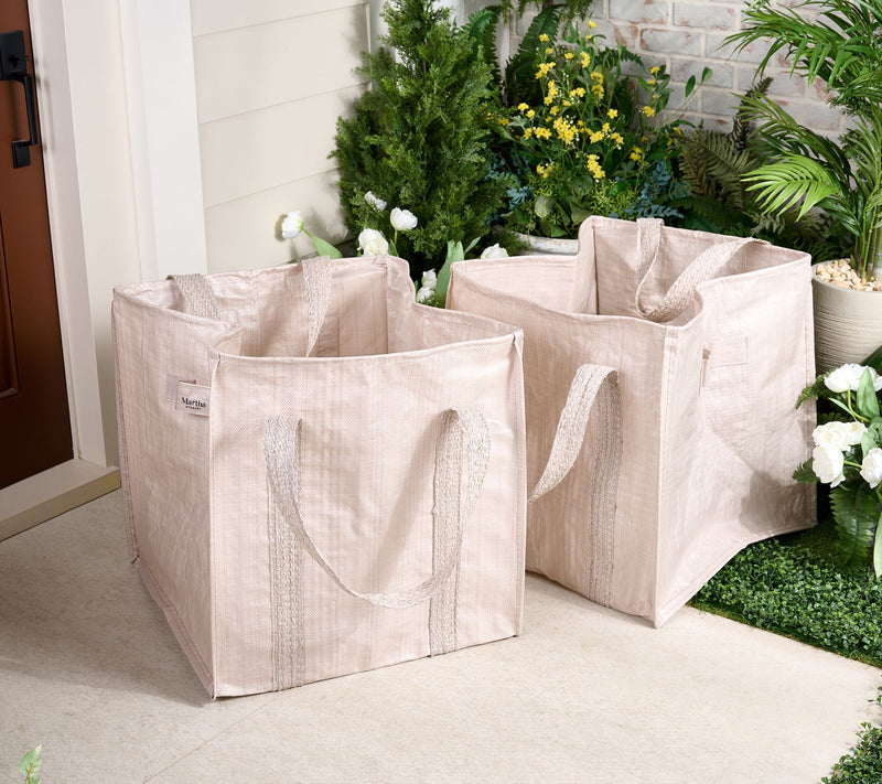 Martha Stewart Set of 2 Reusable Outdoor Leaf Bags — View 2