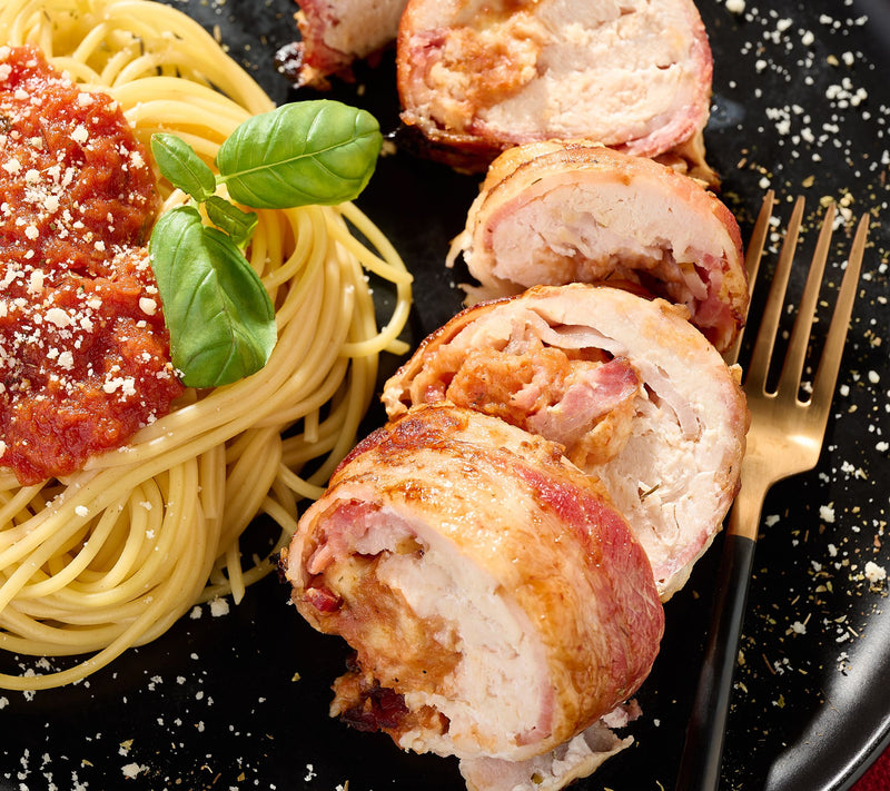 Family Farms (10) 14-oz Bacon Wrapped Stuffed Chicken Parmesan — Main view
