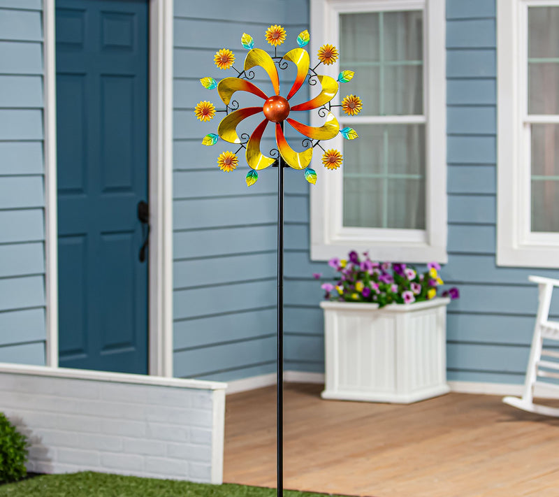 Plow & Hearth Interchangeable Garden Wind Spinner — View 12