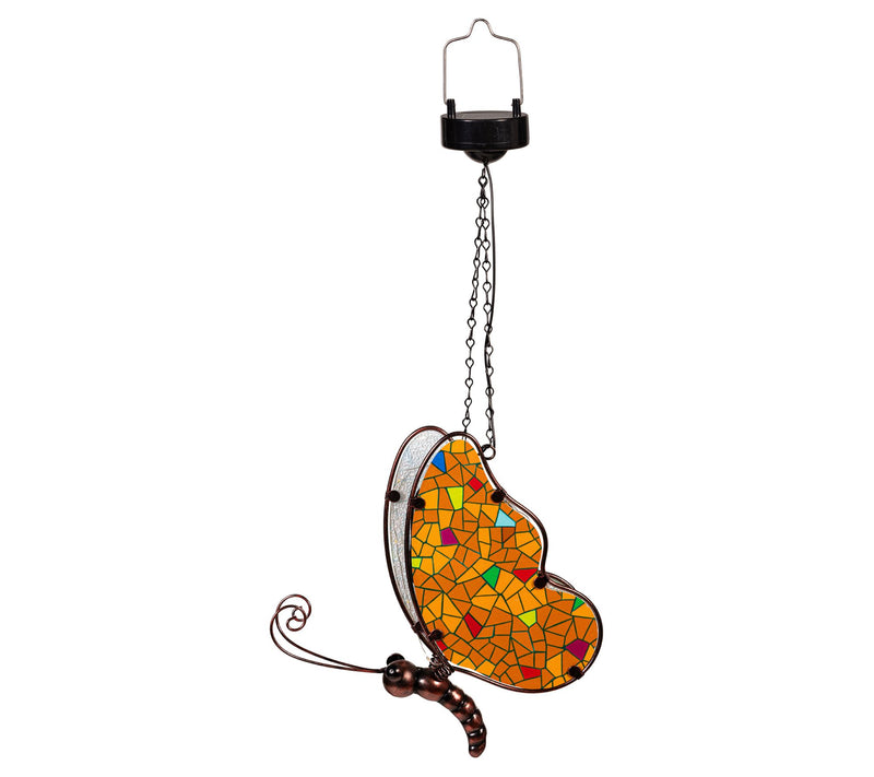 Plow & Hearth Solar Glass Mosaic-Style Hanging Critter — View 5