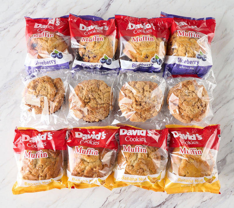 David's Cookies (12) 6-oz Individual Jumbo Muffins — View 14