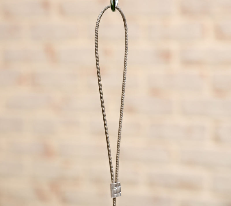 Plow & Hearth Art Glass Flower Shaped Hanging Bird Feeder — View 9