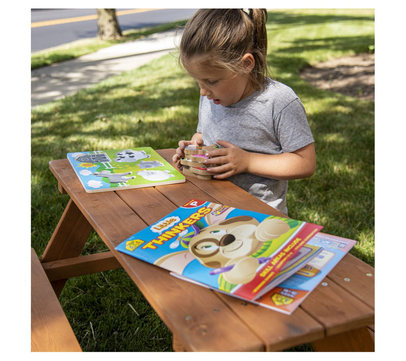 Homeware Wood Kids Picnic Table — View 4