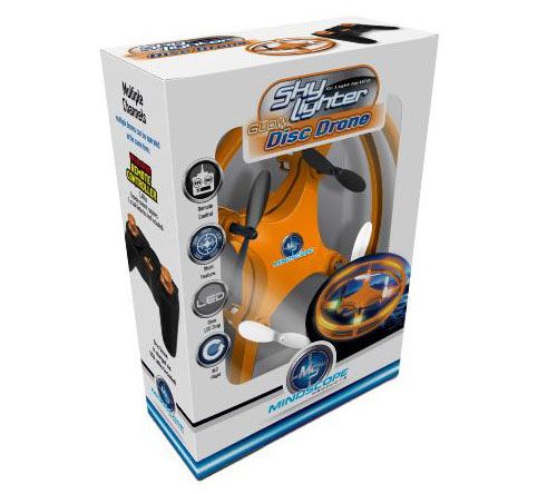 Skylighter LED Stunt Action Quadcopter Ring Disc Drone — View 7
