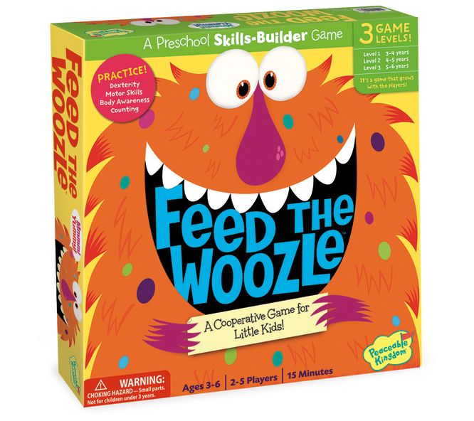 Peaceable Kingdom Feed the Woozle Preschool Game — View 2