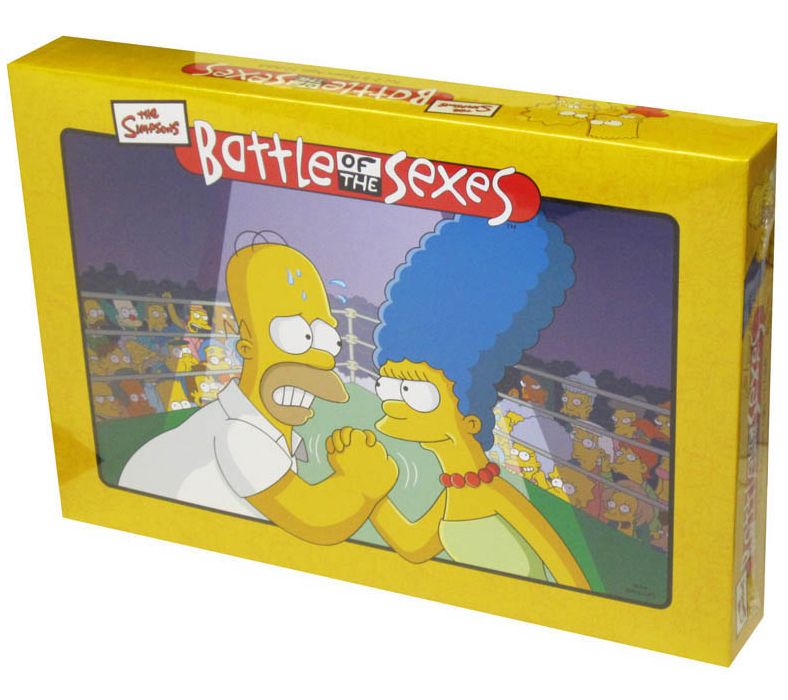 University Games Battle of the Sexes - The Simpsons Ed. Game — Main view