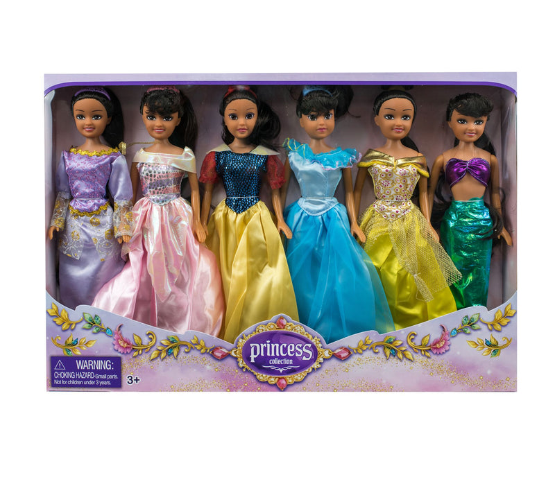 Smart Talent  11.5" African American Princess Dolls Gift Set — View 2