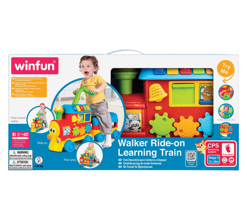 Winfun Walker Ride-On Learning Train — View 2