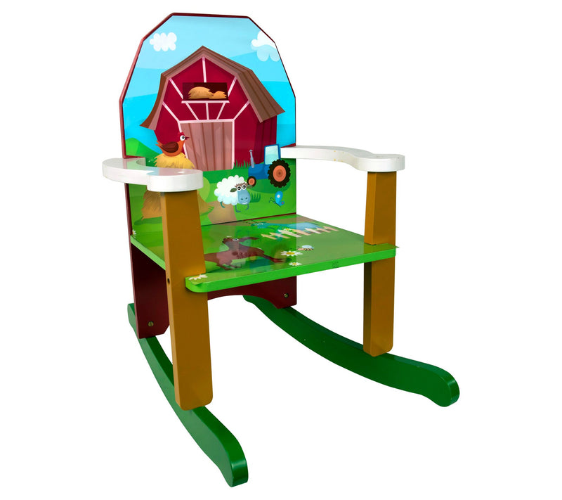Homeware Wood Farm Rocking Chair — View 2