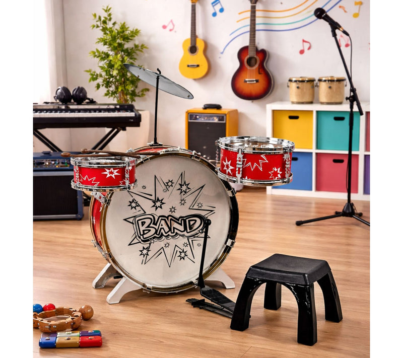 Ready Ace Kiddy Jazz Drum Set with Stool — View 5