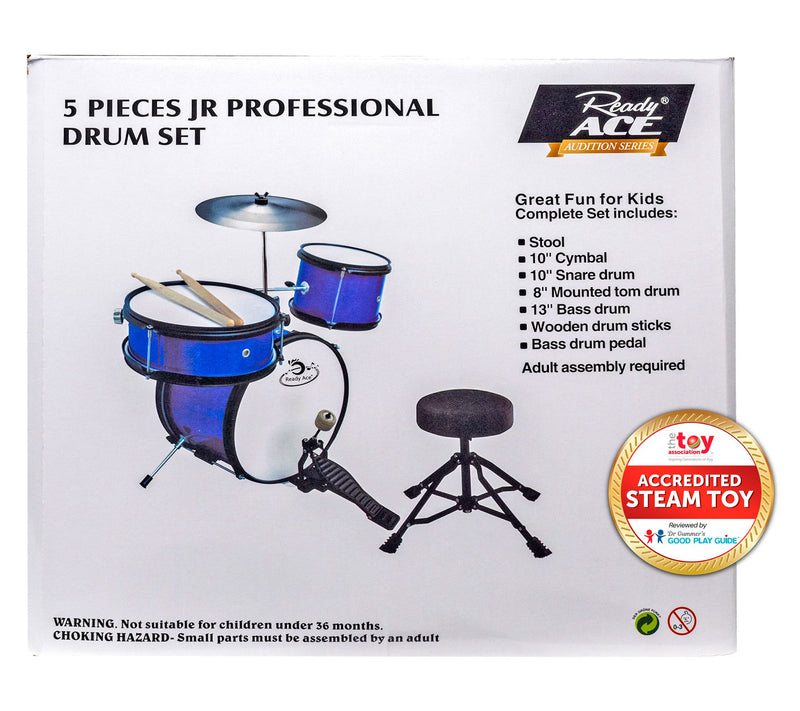 Ready Ace 5 Piece Junior Professional Drum Set — View 2