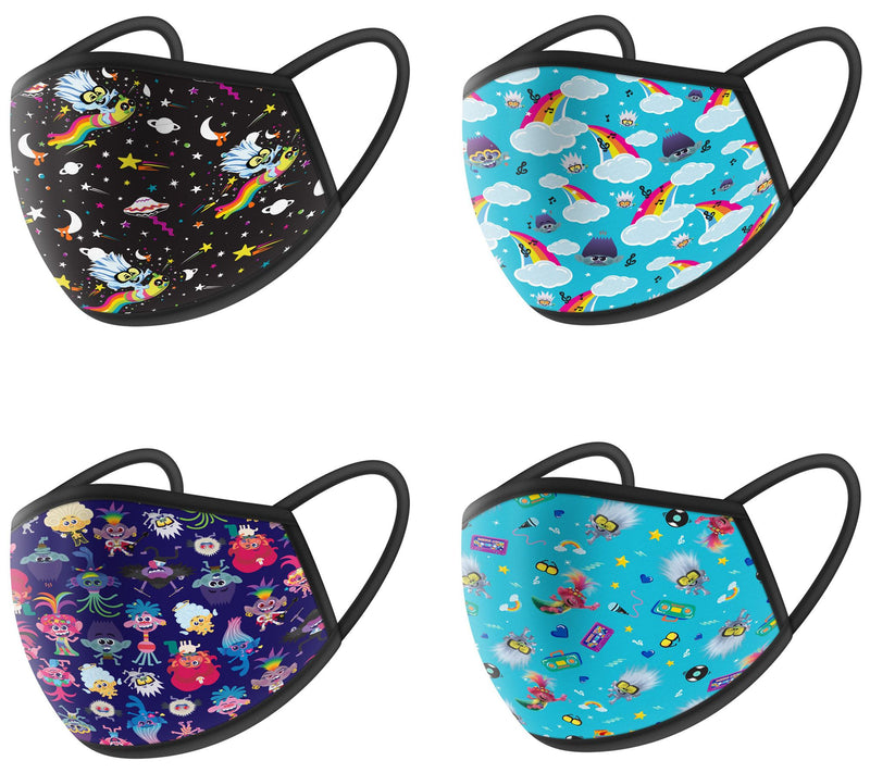 NBC Universal Trolls Cloth Face Coverings 4-Pac — Main view