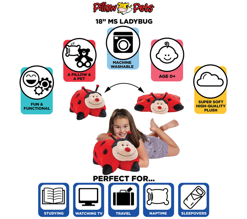 Pillow Pets Original Ms. Ladybug Plush Toy — View 7