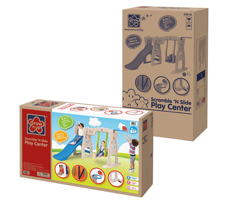 Grow'n Up Toddler Scramble'N Slide Play Center — View 2