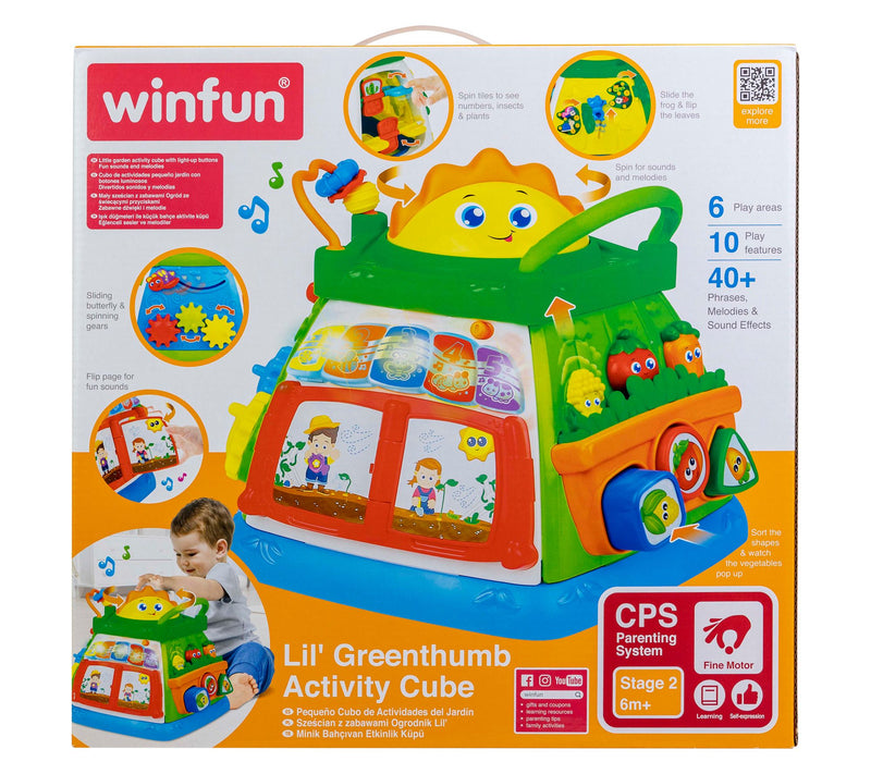 Winfun Little Greenthumb Activity Cube w/ Playeatures — View 4