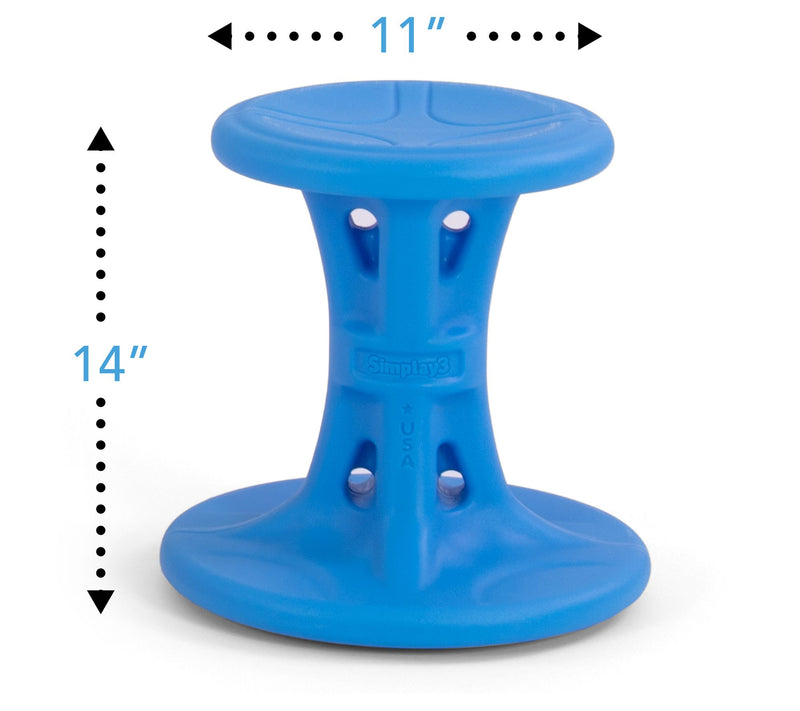 Simplay3 Set of 2 Big 14" Wiggle Chairs — View 5