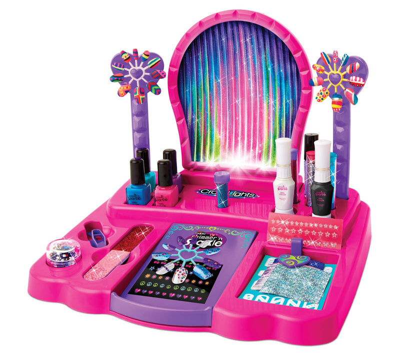 Cra-Z-Art Shimmer 'N Sparkle Crazy Lights 8-in- 1 Nail Art Kit — View 3
