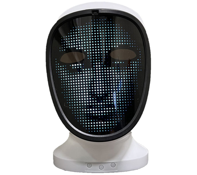 Super Bright LED Light Face Changing Mask with Button Control — View 6