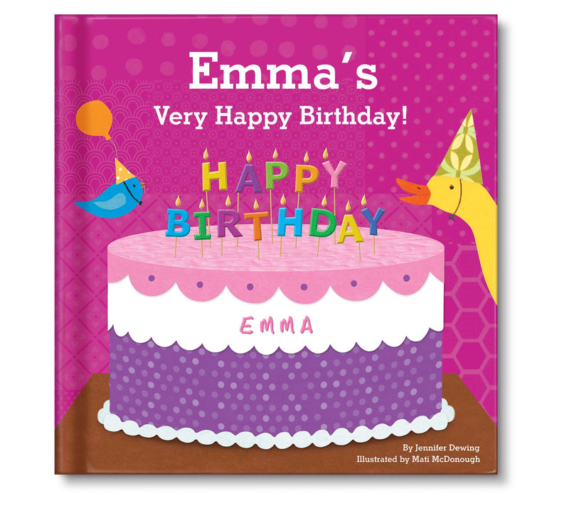 I See Me Pink Very Happy Birthday PersonalizedBoard Book — Main view
