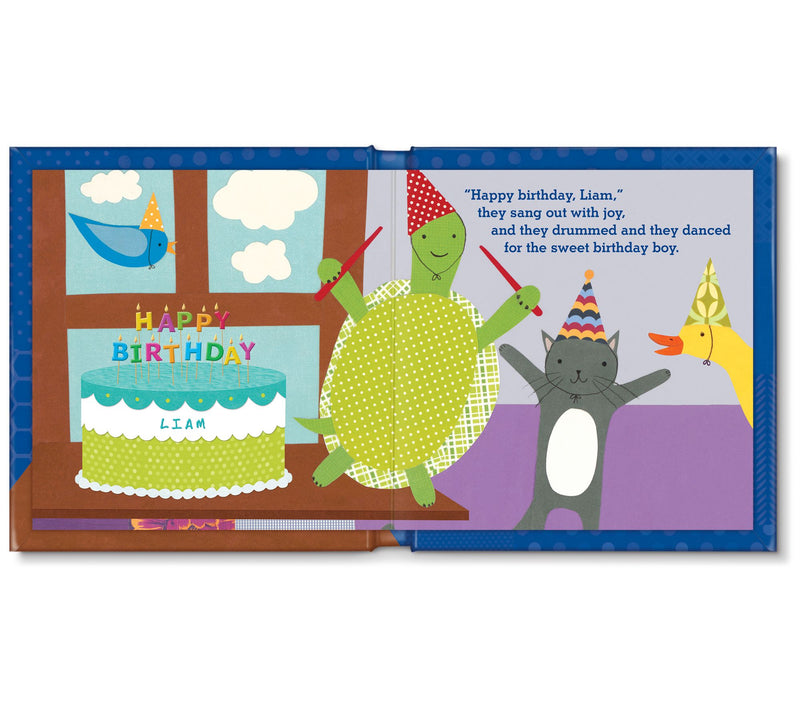 I See Me Blue Very Happy Birthday PersonalizedBoard Book — View 4