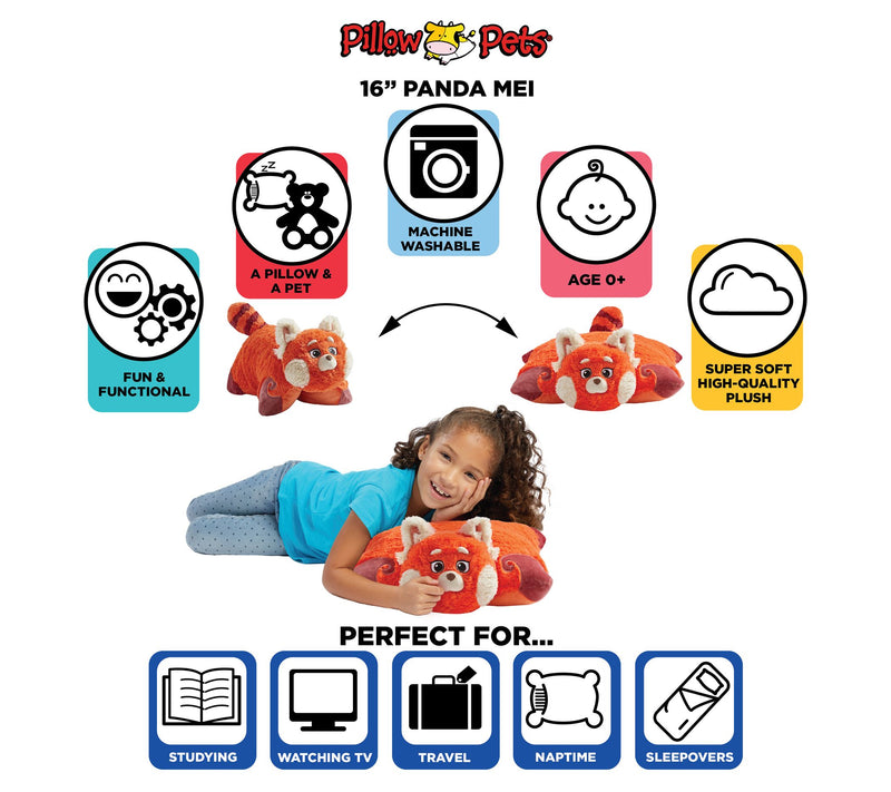 Pillow Pets Red Panda Plush Toy — View 6