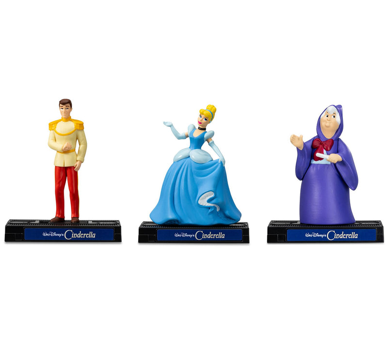 Disney Set of 3 VHS Boxes w/ Collectible Figurines — View 4