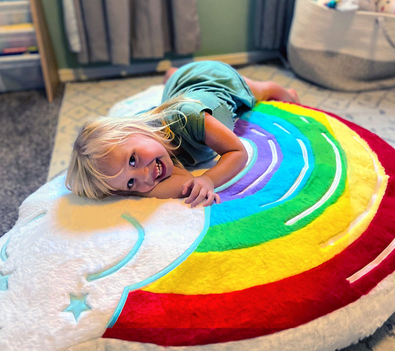 Fluffy Inflatable Floor Cushion with Pump — View 15