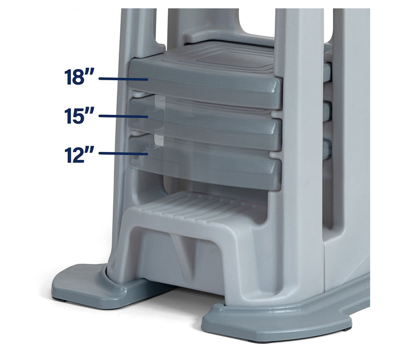 Simplay3 Toddler Tower Adjustable Stool with Feet — View 2
