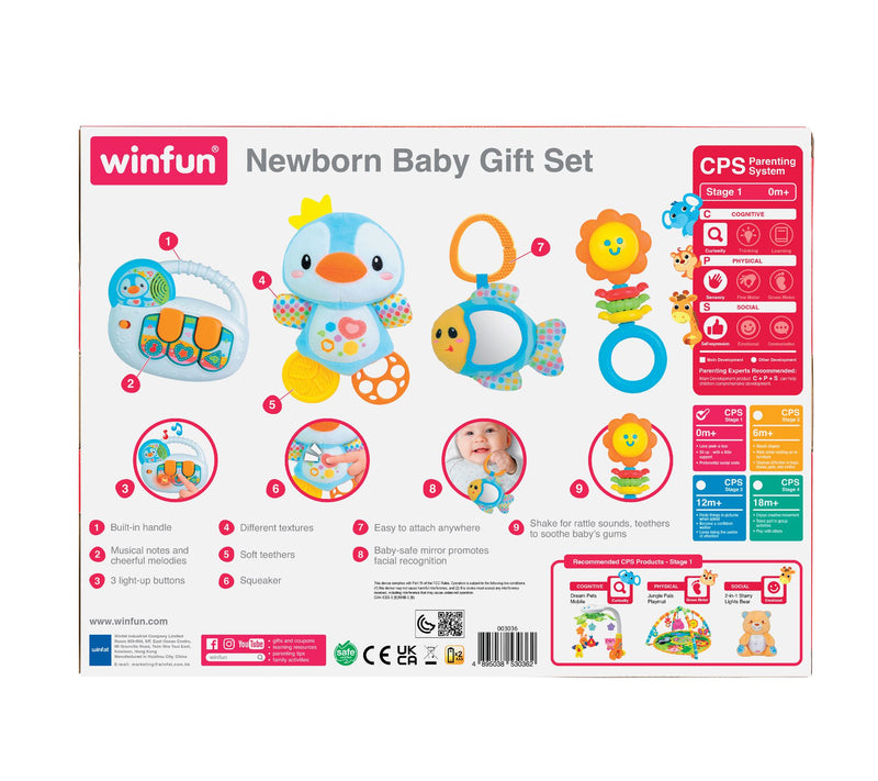Winfun Newborn Baby 4Pc. Gift Set — View 9