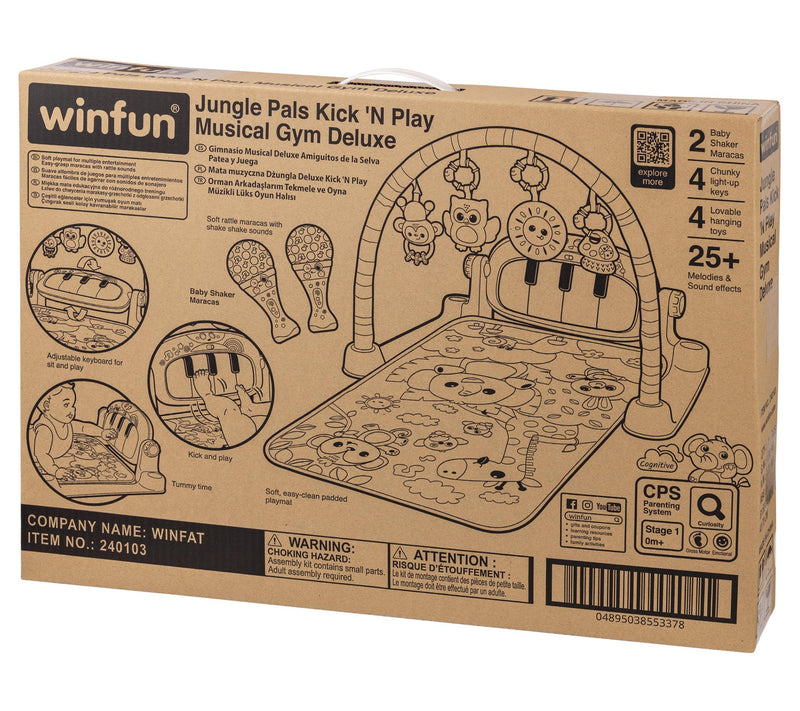 Winfun Jungle Pals Kick 'n Play Musical Gym — View 7