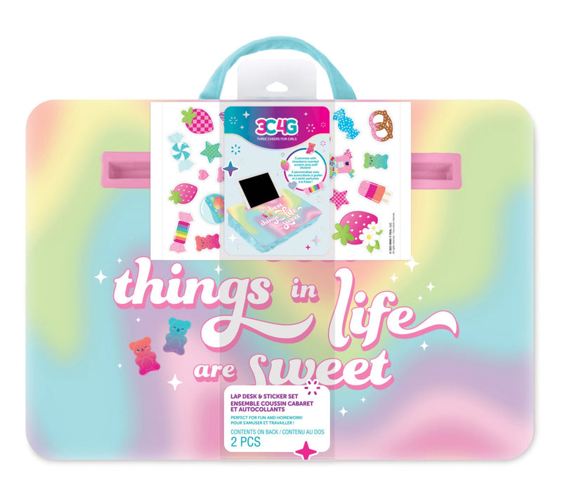 3C4G Life Is Sweet Lap Desk & Sticker Set — View 8